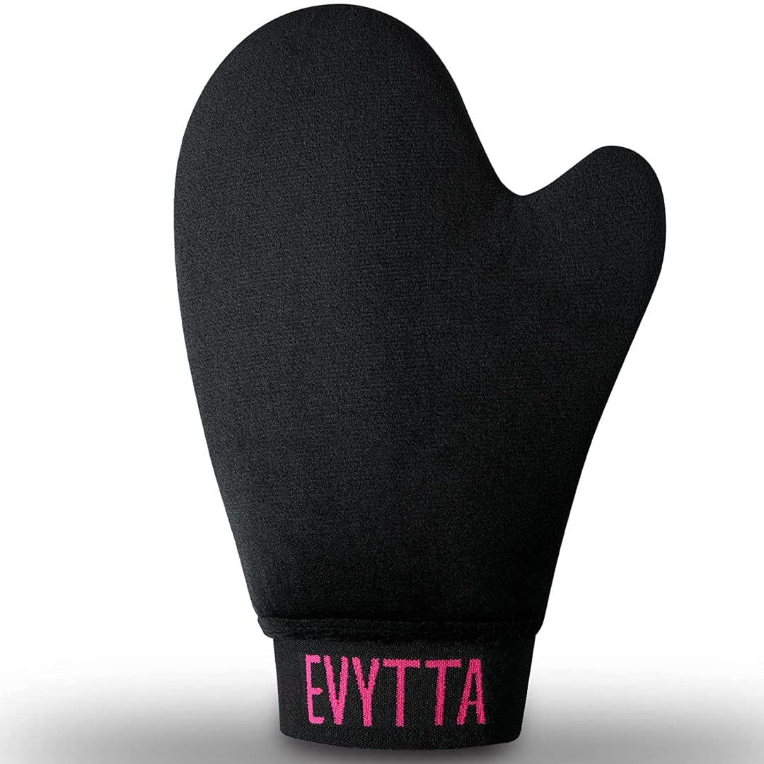 EVYTTA Self Tanner Mitt Applicator - Tanning Mitten [NO Slide-off] Self Tanning Mitts Self Tanner, Tanning Mit, Tanning Glove, Sunless Tan Mitt, Tan Gloves, Tanner Glove Apply Lotion, Mousse, Cream