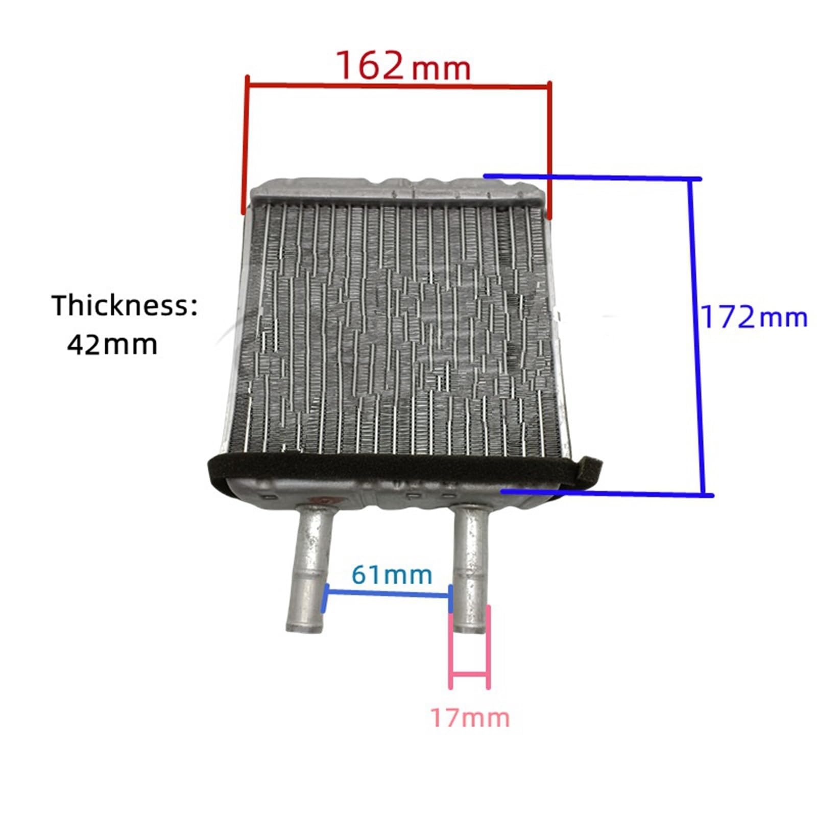 PASUJE DO GRZEJNIKÓW SAMOCHODOWYCH GRZEJNIKÓW CIEPŁYCH DO GEELY CK1 CK2 CK3 chłodzenia silnika(Dark Grey)