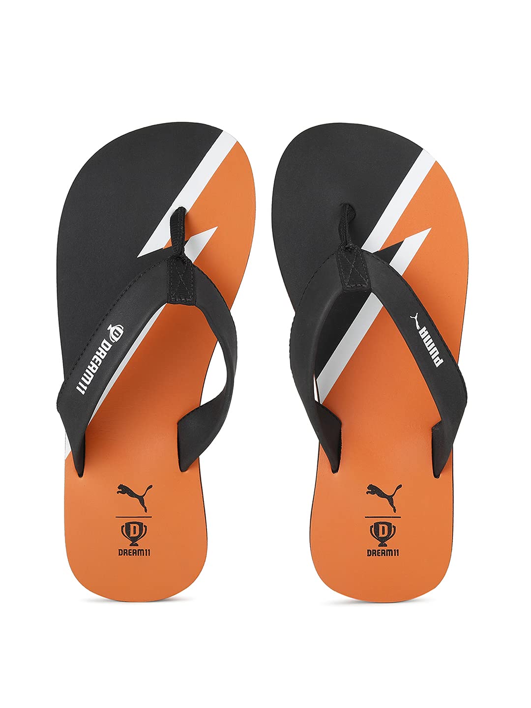 Puma Unisex Adult D11 X Vibrant Orange Black White Flip Flop-9 Kids UK (38633602) (B091ZPKGHX) Amazon Price History, Amazon Price Tracker