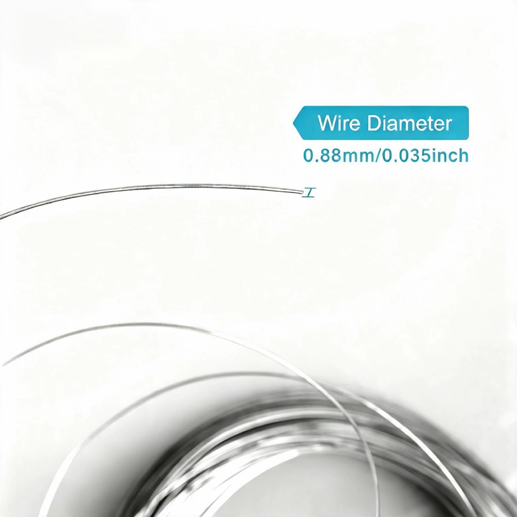 20 Gauge Craft Wire - 164FT Galvanized Steel -3