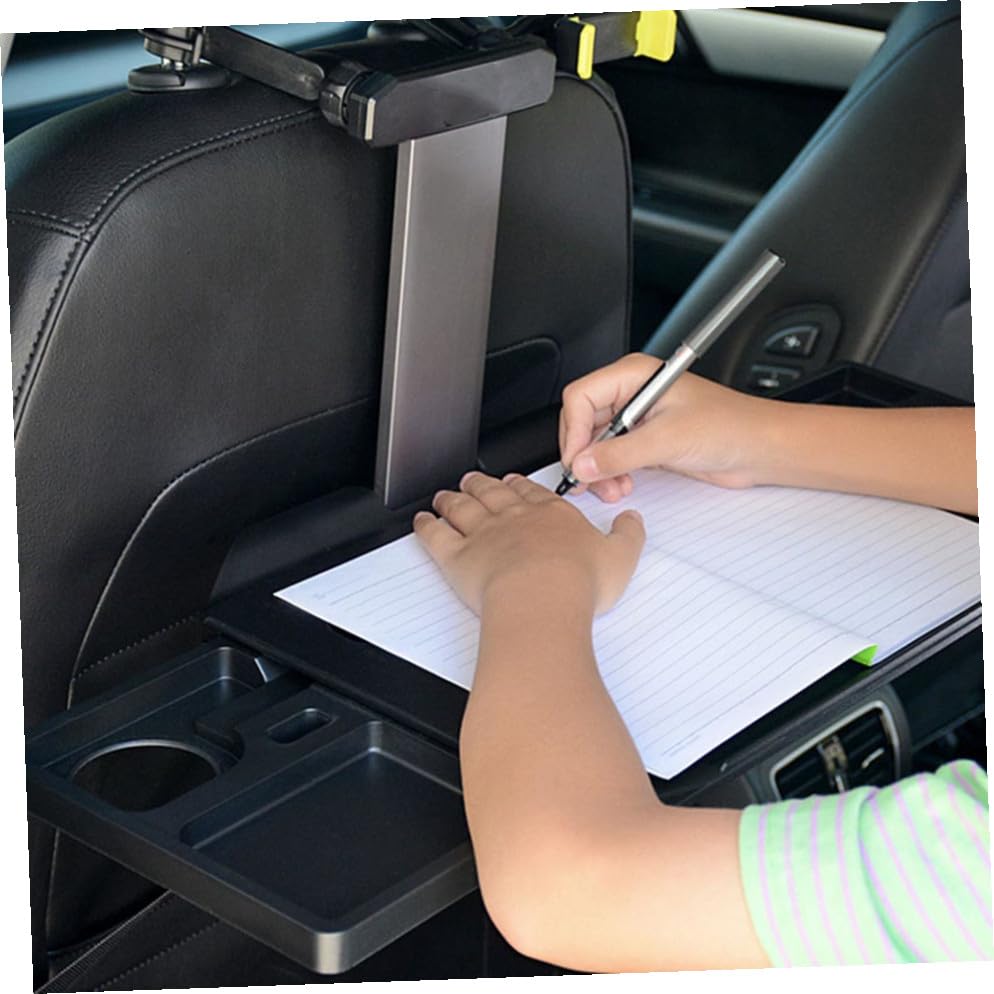 Table de voiture pliable en abs et support de siège arrière utile - 5