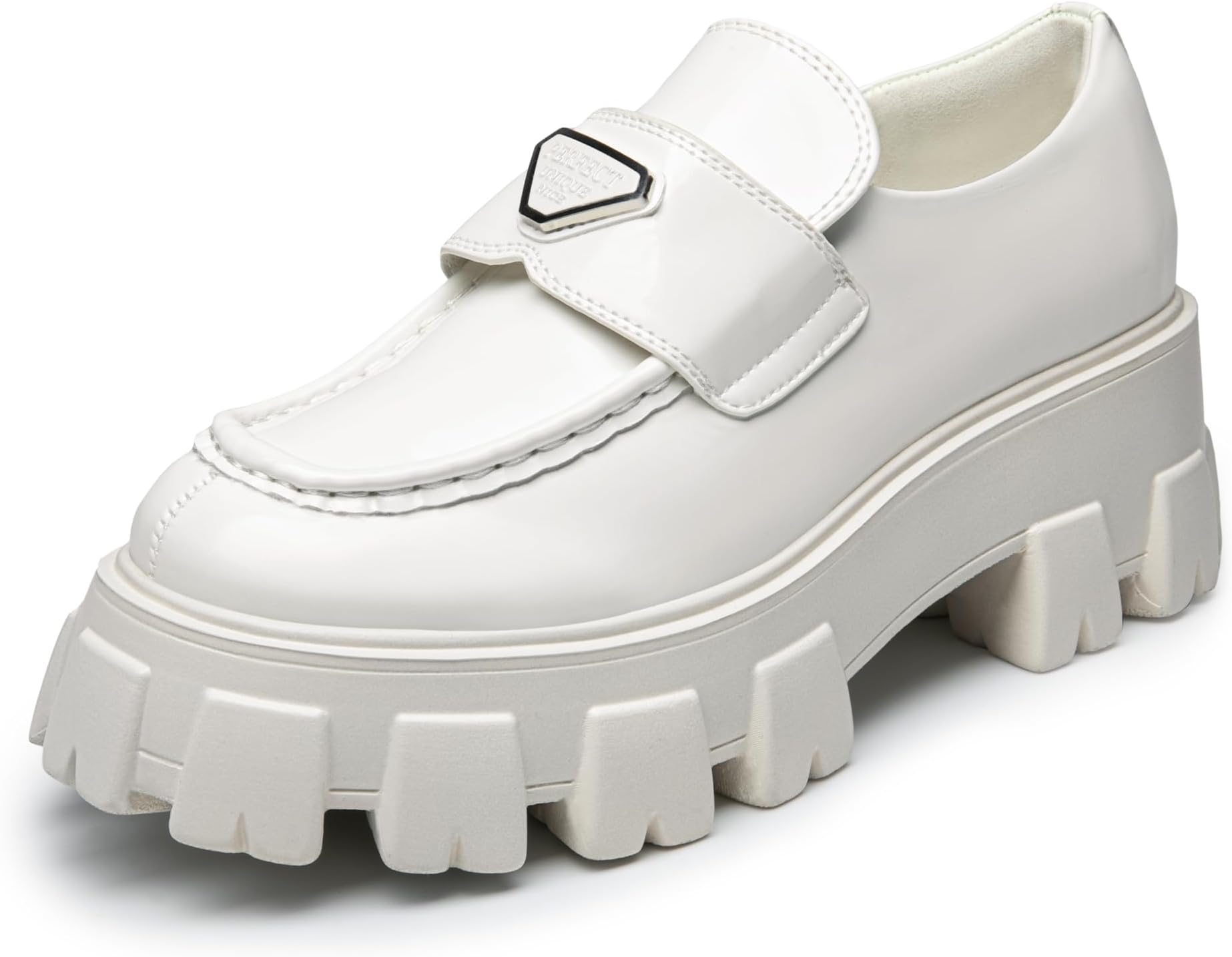DREAM PAIRSWomen's Chunky Loafers Platform Comfortable Slip-On Dressy Business Casual Fashion Outfit Loafer Shoes