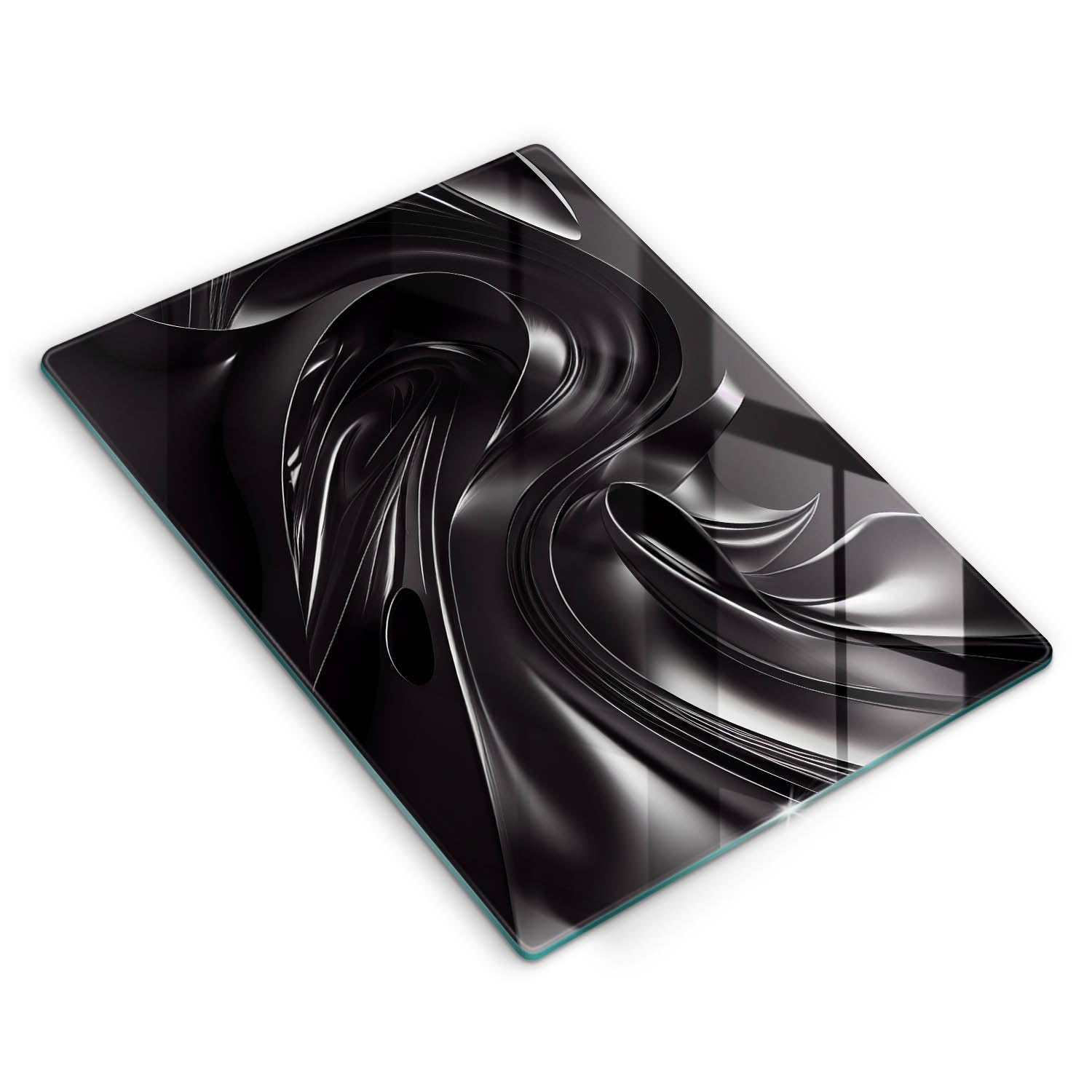 Plaque de protection induction robuste 40x52cm Wallfluent couvre-plaque anti-rayures noir