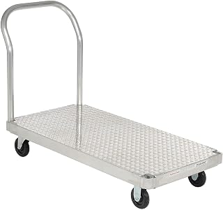 Platform Truck with Diamond Deck, Aluminum, 60 x 30, 1000 Lb. Cap.