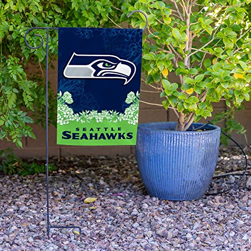 Image of Rico Industries NFL Standard /Primary 13 inch x 18 inch Double Sided Garden Flag - Great Gift for Men, Women, & Fans