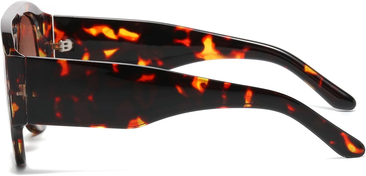 Oversized Aviator Sunglasses for Women Men Classic Big Frame Sun Glasses - Image 5