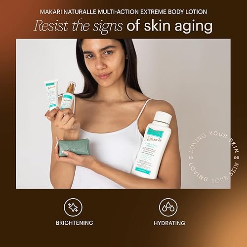 Miniatura 5 de MAKARI Naturalle Multi-Action Extreme Body Lotion SPF15 (17.6 oz) | Hidrata, suaviza, nutre y mejora el resplandor natural de la piel | Protege