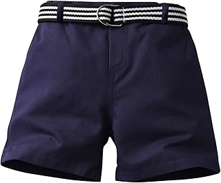 Alvivi Baby,Clothing,Baby Boys 0-24m,Shorts Alvivi Baby Boys Elastic Waistband Cargo Shorts Pull On Solid Color Chino Pants with Waist Belt