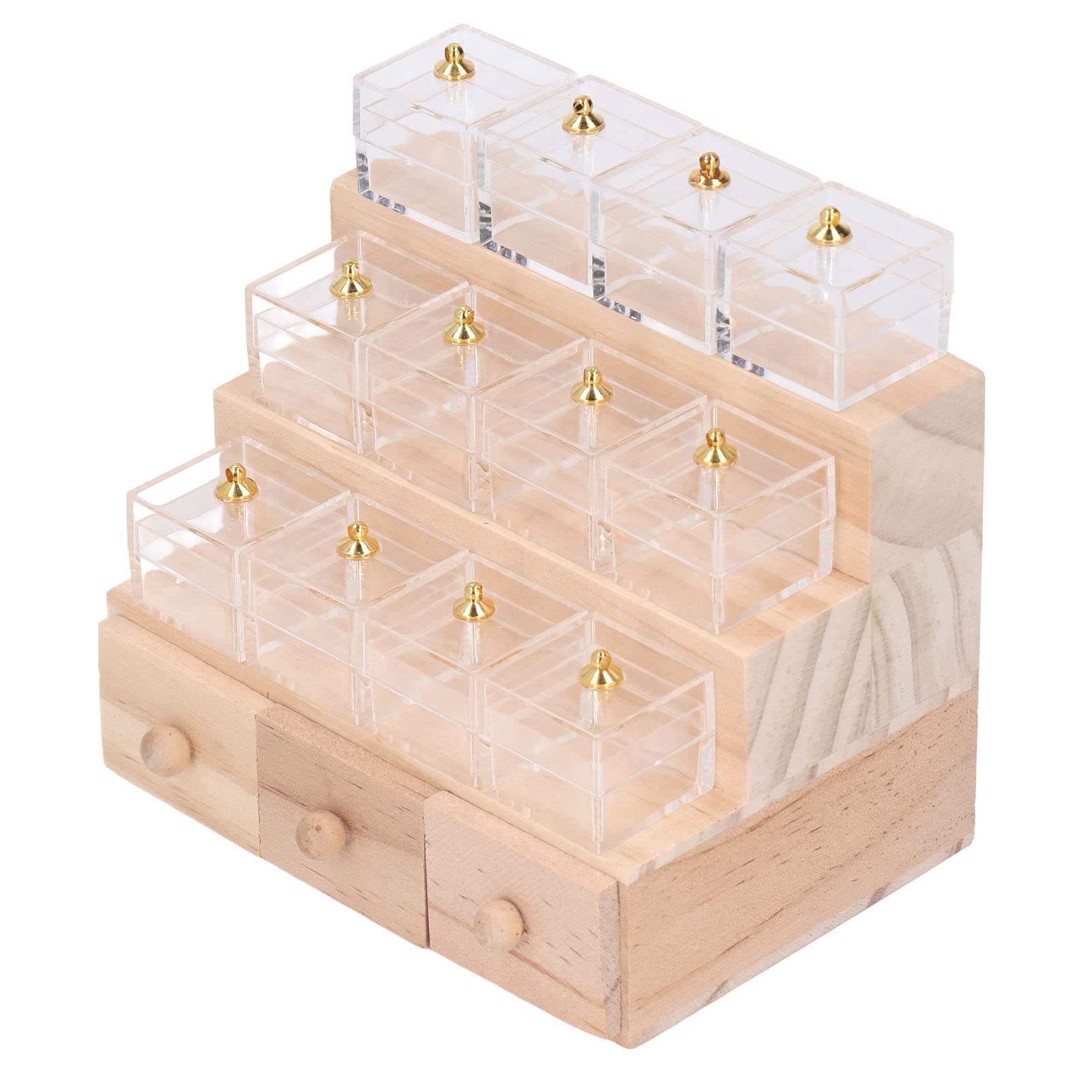 Vetrina per Caramelle per Casa delle Bambole, Accessorio per la Decorazione del Modello di Mobili in Miniatura Realistici in Legno Accessori Per Modelli Di Auto