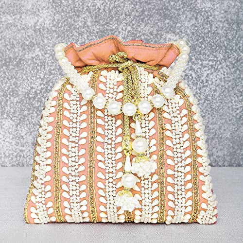 Image of Peora Potli Bags for Women Bag Clutch Ethnic Bride Purse Gift for Women