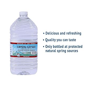 Crystal Geyser, Alpine Spring Water, 128 Fl Oz