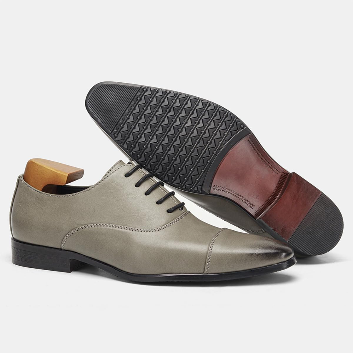 Scarpe Oxford Eleganti Classiche da Uomo Scarpe Stringate in Pelle Punta Affilata, Resistenti e Versatili, per Matrimonio, Business E Festa