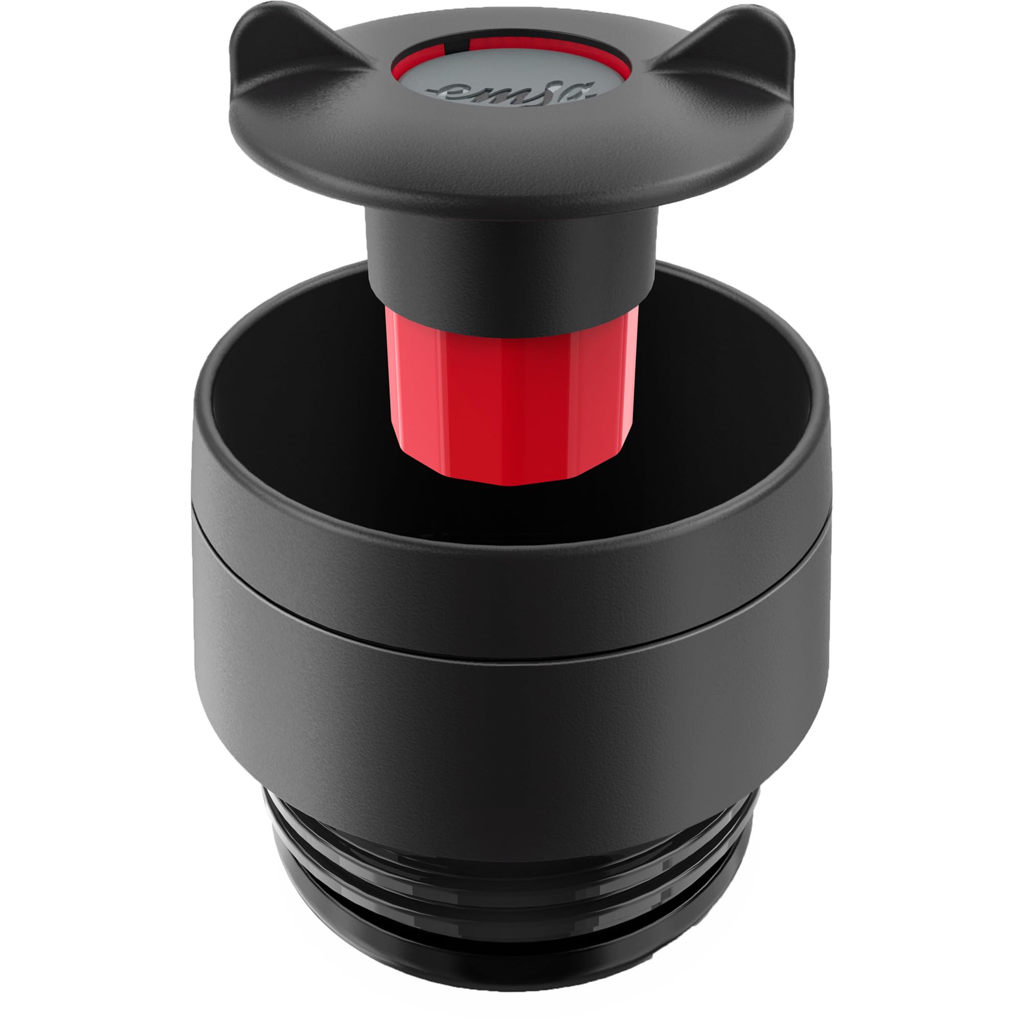Emsa Taza Térmica De Viaje De 16.9 Fl Oz, Tapa De Rosca Cómoda, Taza De Café Para Llevar, Acero Inoxidable, 6 Horas De Calor Y 12 Horas De Frío, 100% A