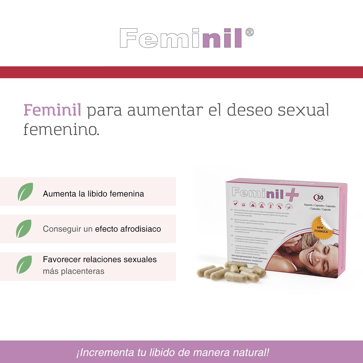 5 Feminil: Piles pour augmenter la libido féminine