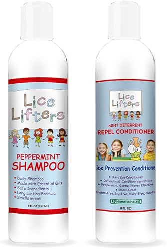 Champú y acondicionador para la prevención de piojos de Lice Lifters