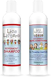 Shampoo e condicionador para prevenção de piolhos