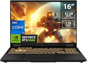 ASUS TUF Gaming F16 (2025) Gaming Laptop, 16" FHD+ 165Hz Display, Intel Core i7-14650HX, 32GB DDR5 RAM, 1TB PCIe 4.0 SSD, NVIDIA GeForce RTX 5060 8GB, RGB Keyboard, Win 11, Mecha Gray(Upgraded)