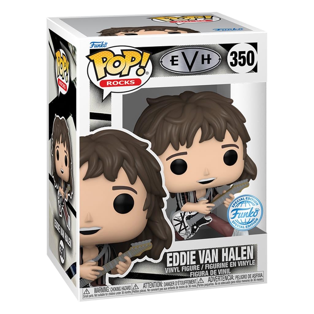 Amazon.co.jp: FunKo Pop! Rocks: Eddie Van Halen with Guitar Shop