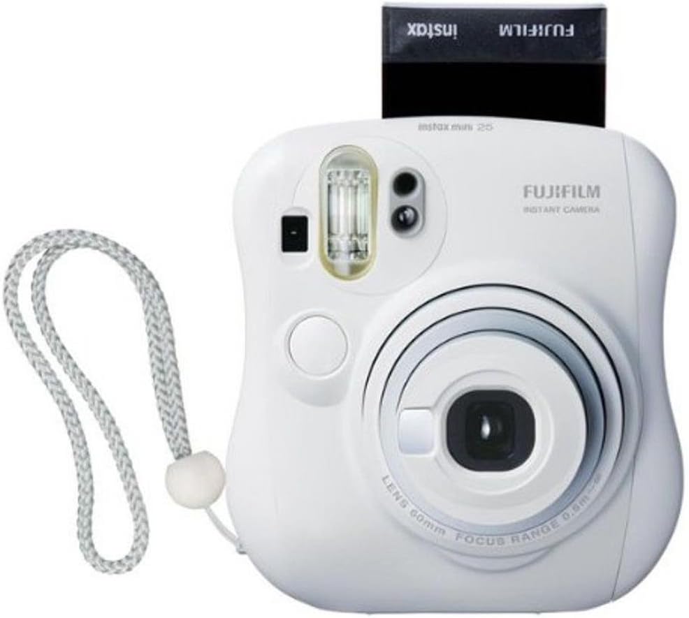 Fujifilm Instax MINI 25 Instant Film Camera (White)