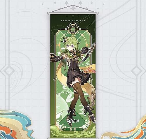 Genshin Impact - Póster de pared para colgar en la pared, lienzo artístico de primera calidad, imagen de anime, mercancía de personajes (Collei)