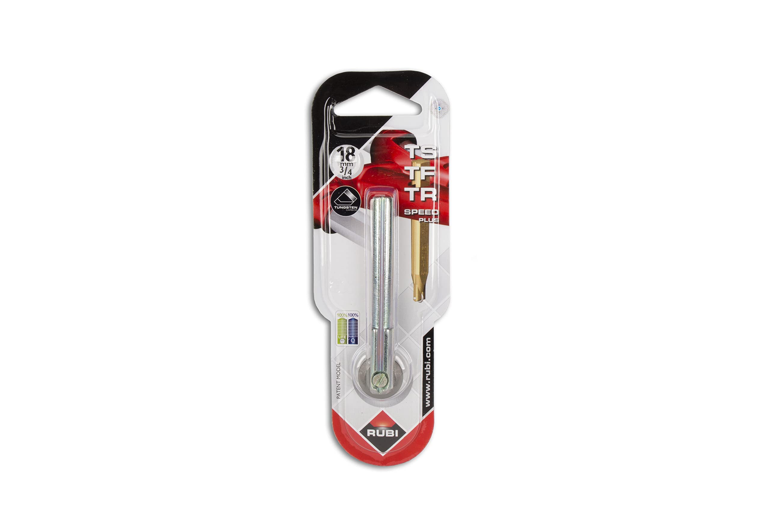 RUBI 1950 | Rodel para Cortadora de Azulejos de Ø 18 mm | Serie SILVER apto para TS-MAX, TR MAGNET y SPEED-MAGNET | Fabricado en Tungsteno Sinterizado de Alta Resistencia al Desgaste