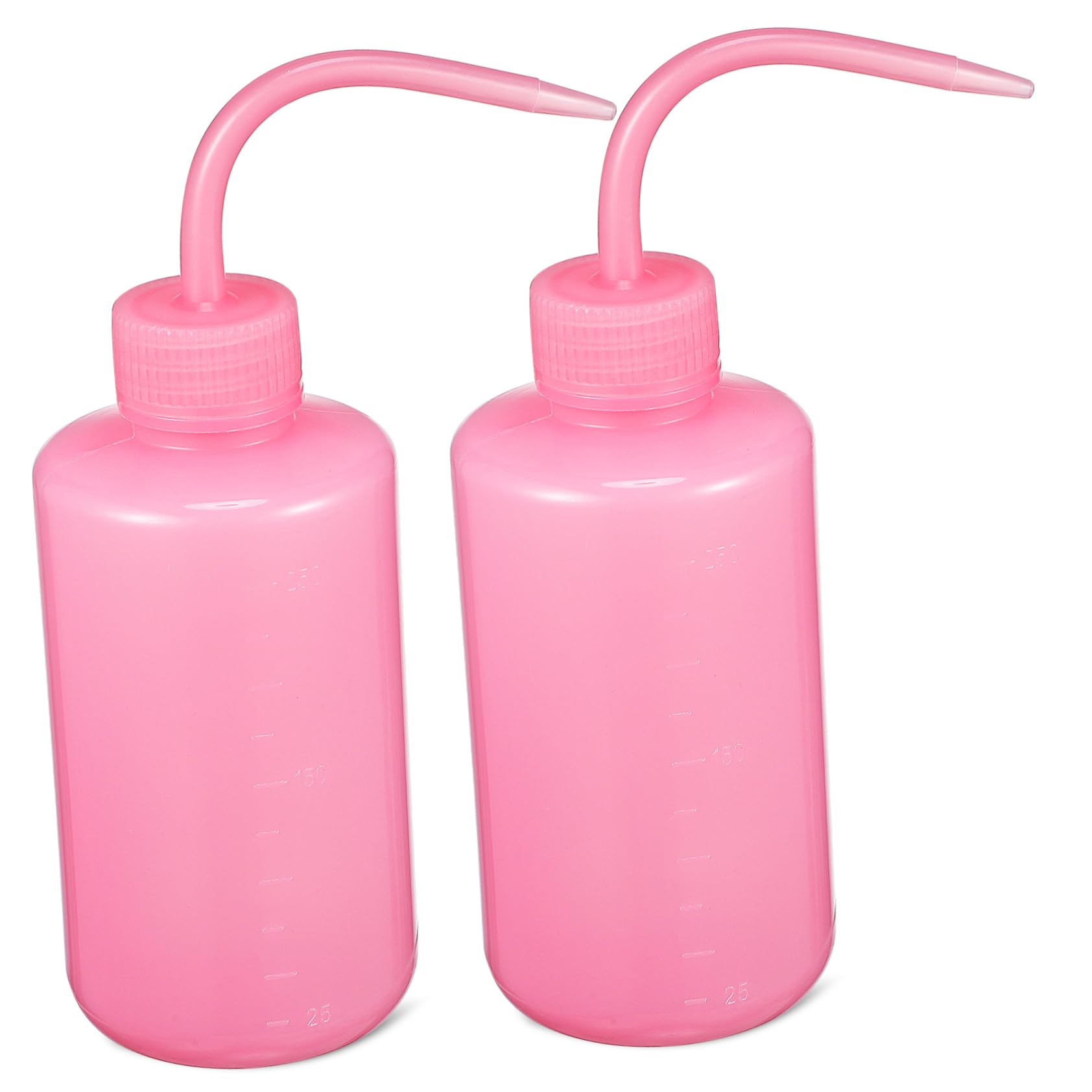 OSOLADY Lash Cleaning Bottle Set 2 Pink Squeeze Bottles for Lash Washing 250ml for