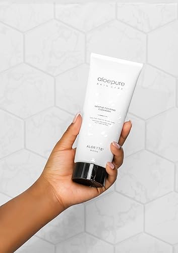Miniatura 5 de Aloette 8040128 - Limpiador facial hidratante, limpiador facial exfoliante para mujeres y hombres, limpiador facial para piel seca y piel sensible,