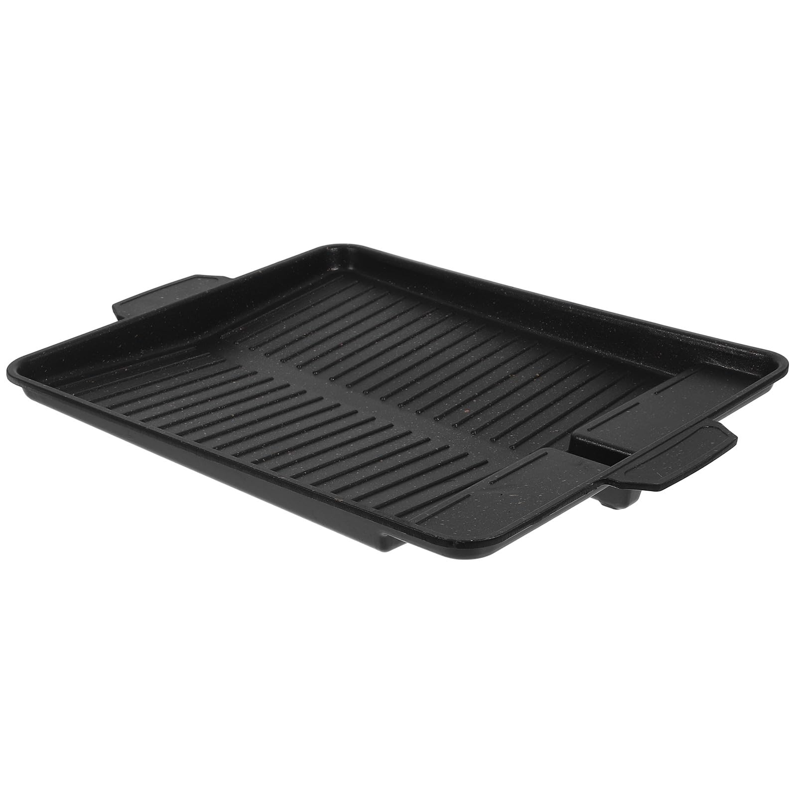 Grille barbecue rectangulaire sans fumée grâce au design d'écoulement d'huile