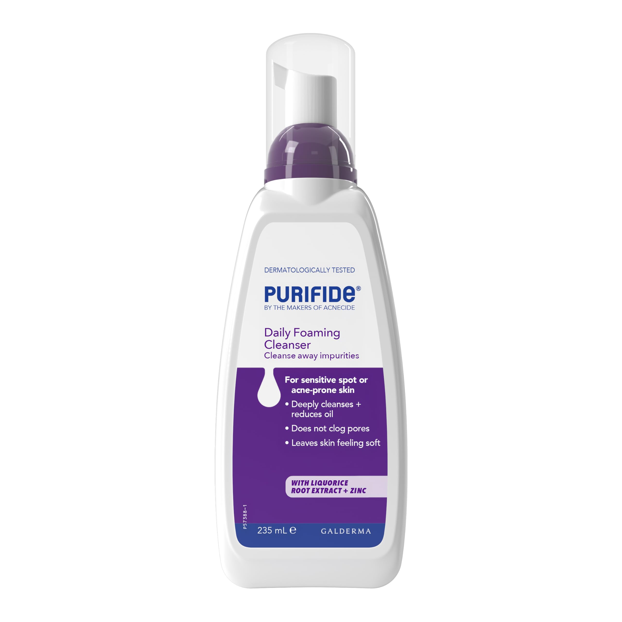 Purifide by Acnecide Daily Cleanser Foaming Acne Face Wash for