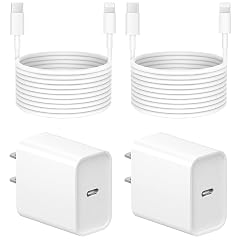 10 Ft iPhone Fast Charger 2-Pack 20W Super Fast Charger with Long Fast Charging Cable for iPhone 14