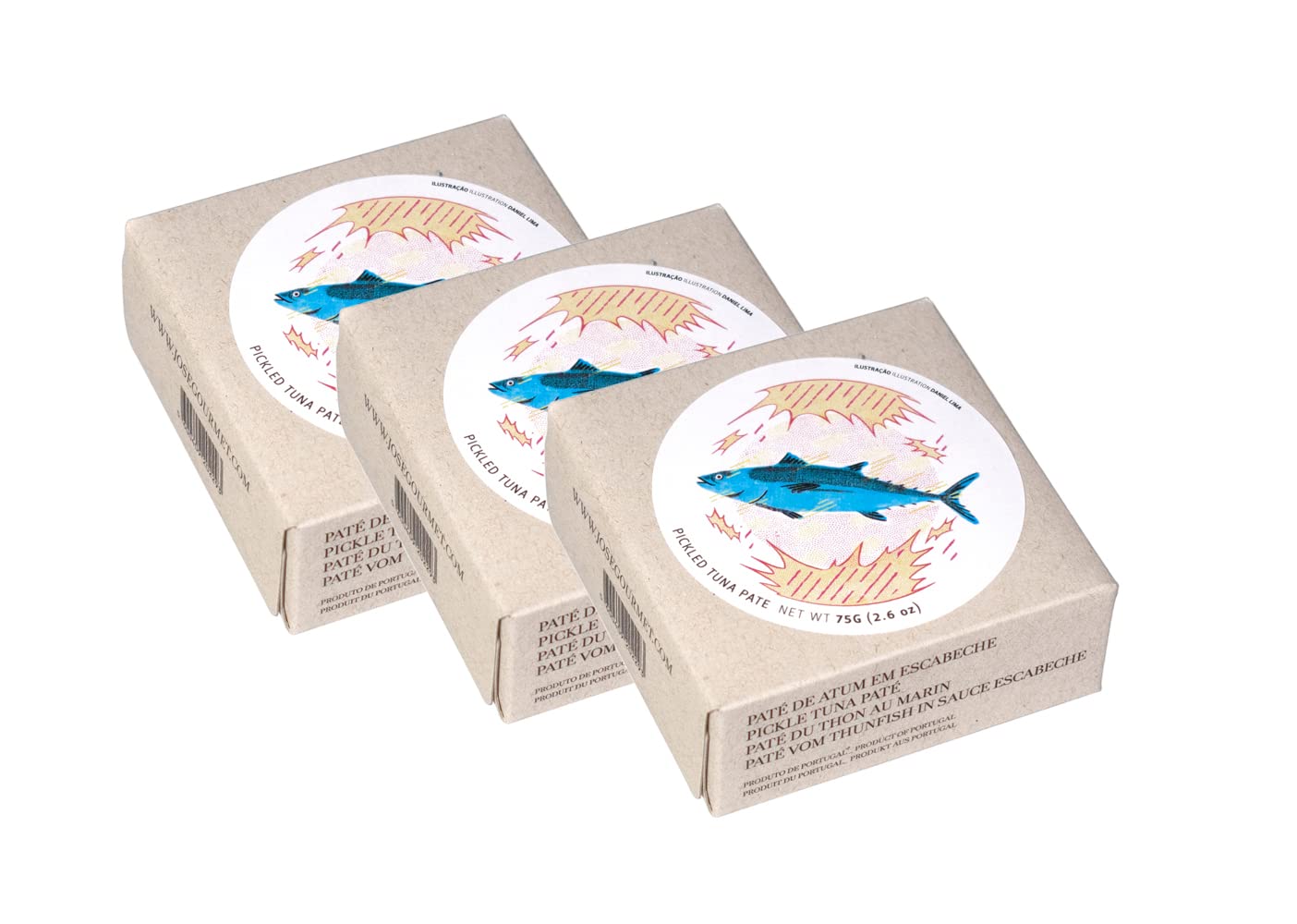 Jose Gourmet Pickled Tuna Pate, 75g 8-Pack