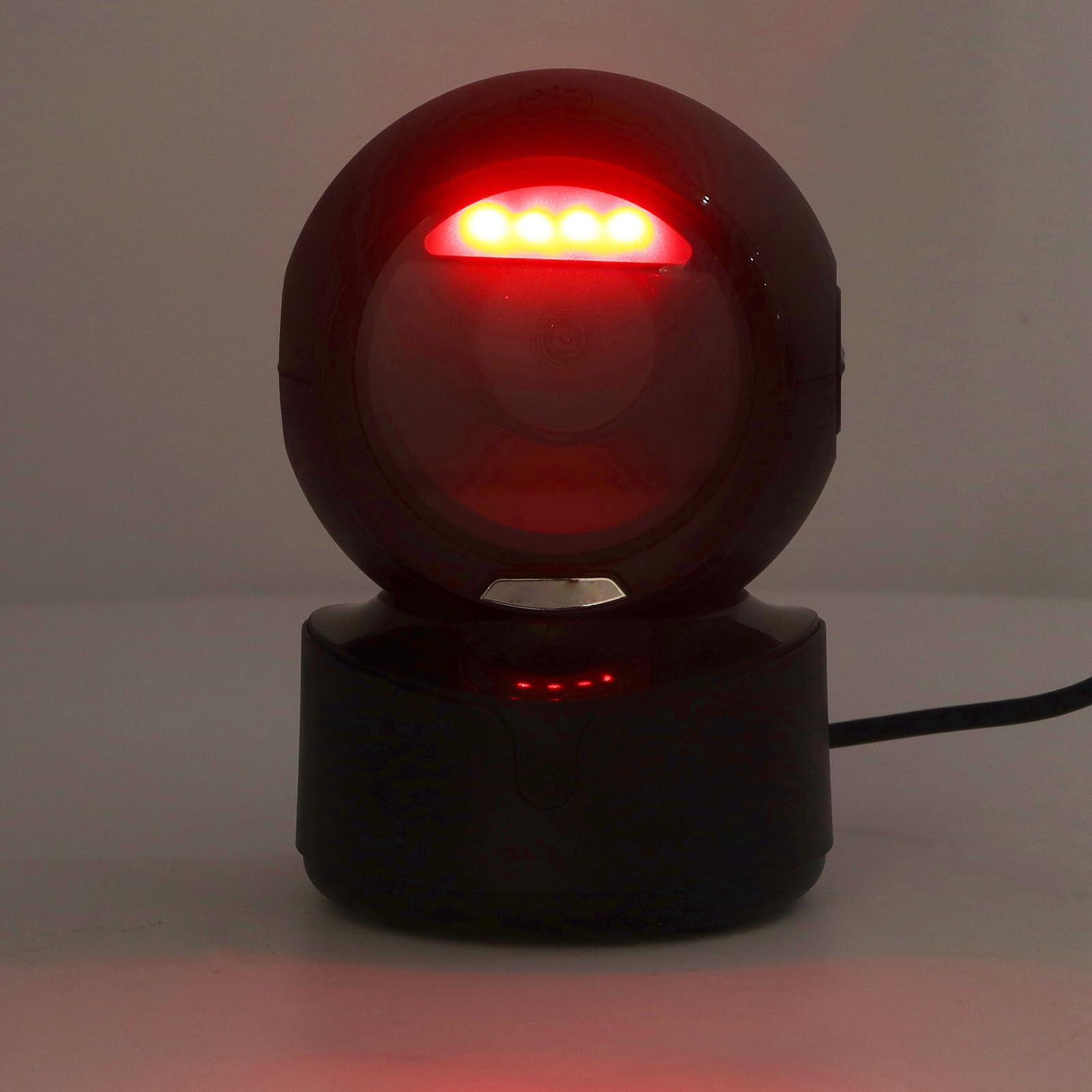 Haofy Pulpit Dookólny USB Przewodowy Skaner Kodów Kreskowych 1D 2D QR Automatyczne Wykrywanie dla Magazynu Detalicznego, Plug and Play dla XP 7 8 10, OS X, ABS Materiał 5,35 X 4,13 3,7 Cala