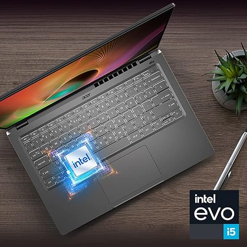 Miniatura 3 de Acer Swift 3 OLED Intel Evo - Laptop delgada y ligera, OLED de 14 pulgadas, 2880 x 1800, Intel Core i5-12500H, gráficos Intel Iris Xe, 8 GB LPDDR5,