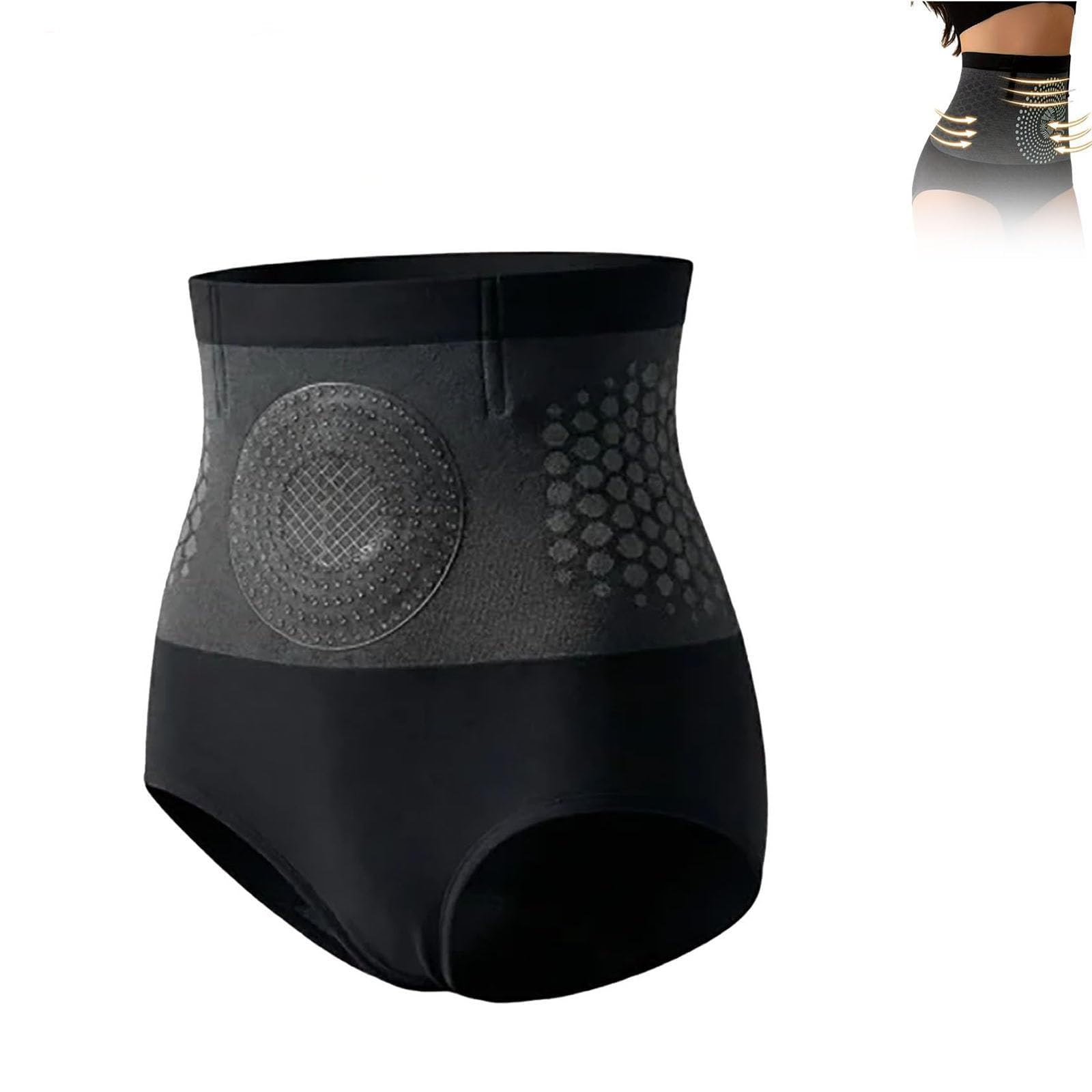 Pauraju Pantalones Cortos Termogénicos Reductores 4 en 1 para Esculpir Control de Barriga Cintura Alta