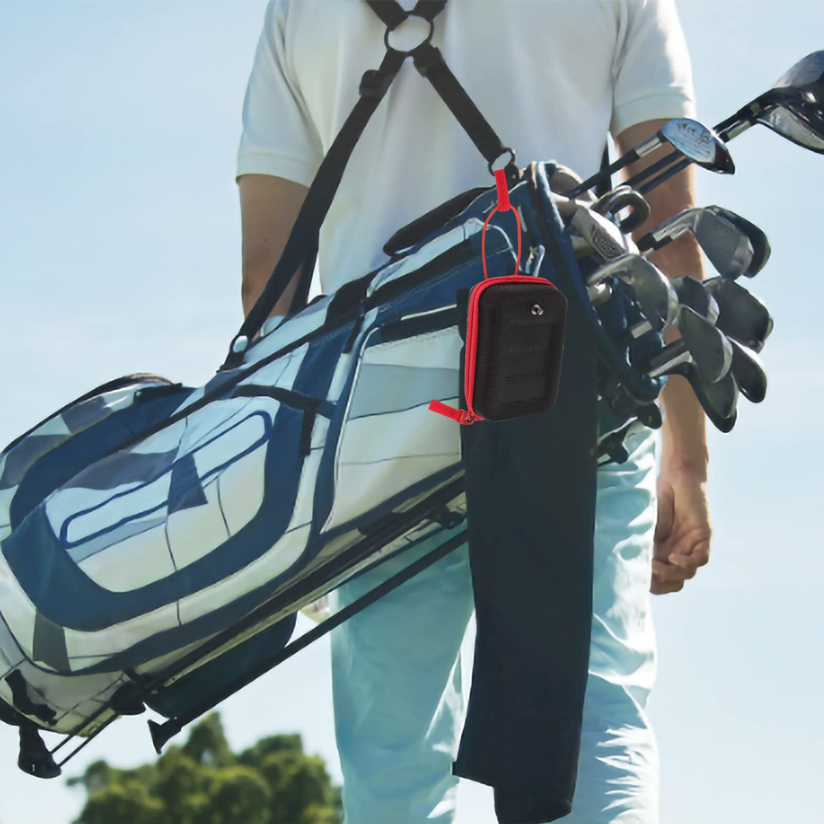 BESPORTBLE Custodia Rigida Per Telemetro Golf Borsa Di Stoccaggio Eva Leggera E Impermeabile Con Cinturino Ideale Per Uso Quotidiano E Attività Sportive