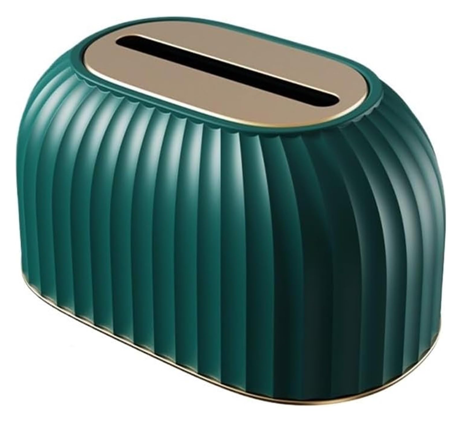 Tissue Box Holder Cover, Tissue Box Holder Container Case Paper Napkin Multicolor(Green)