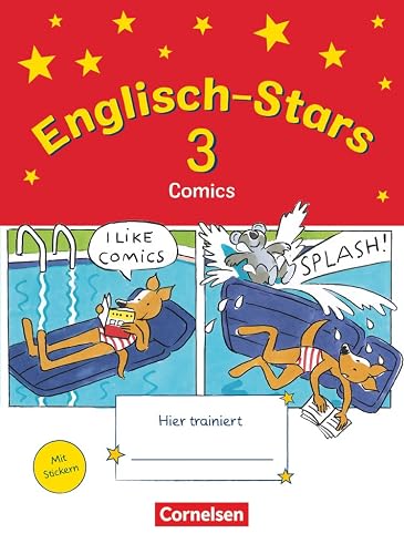 Englisch-Stars - Allgemeine Ausgabe - 3. Schuljahr: Übungsheft Comics - Mit Lösungen