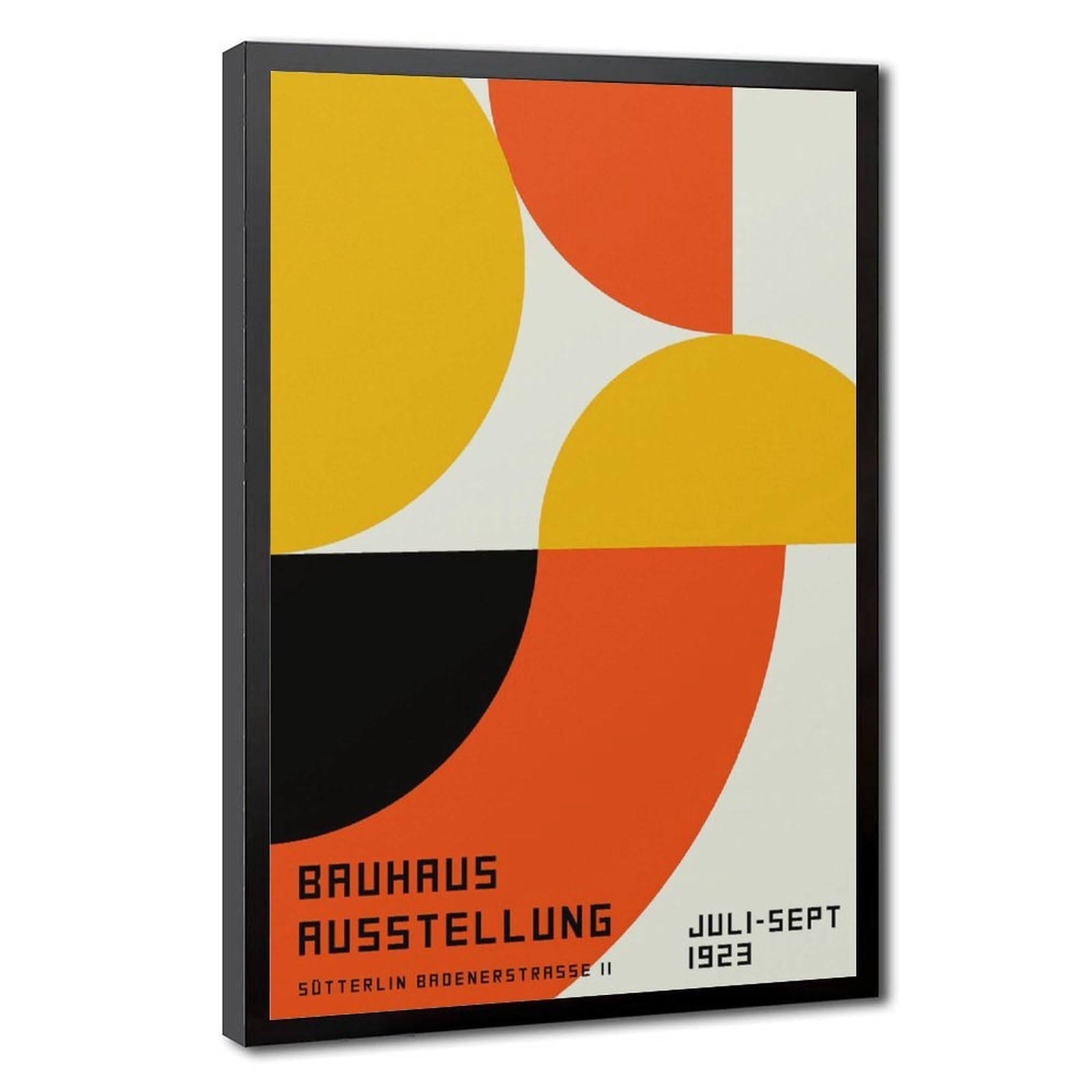 Bareronor Bauhaus Ausstellung 1923 Canvas Poster Bedroom Decor Landscape Office Room Decor Gift 8" L X 12" W