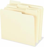 Vista 3 de Pendaflex Carpetas de archivos Smart Shield, tamaño carta, manila, pestañas de corte de 1/3