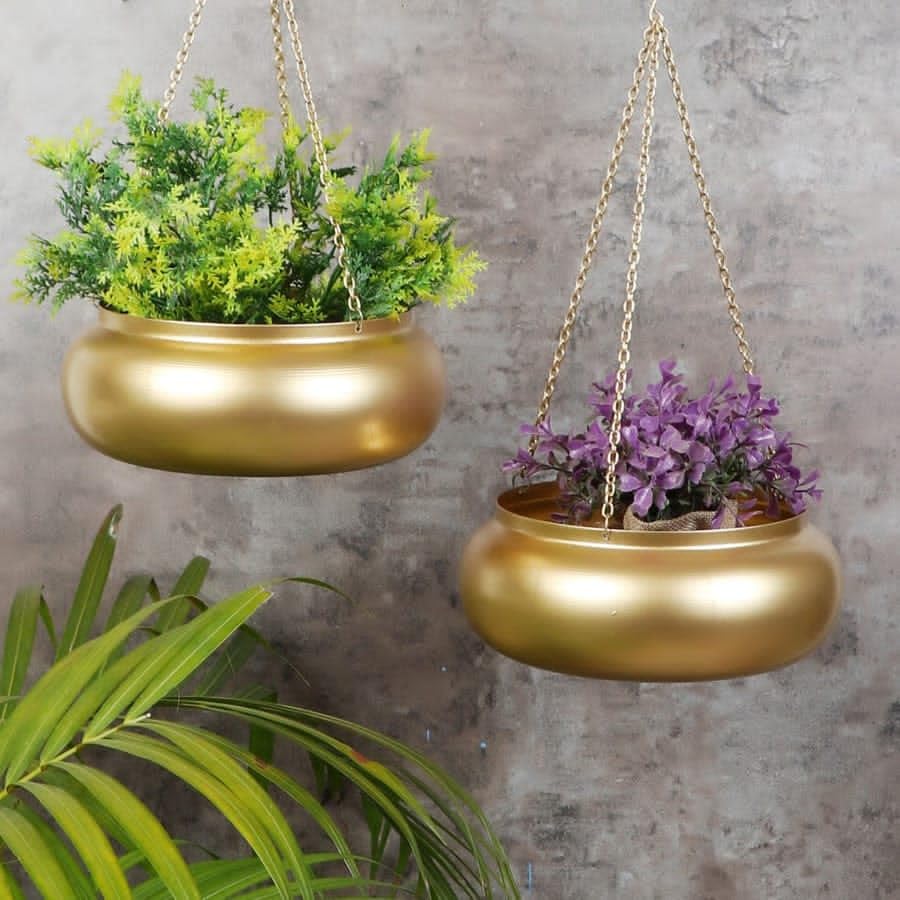 Decorate Dreams™ Wall Ceiling Metal Hanging Planters for Living Room, Balcony, Garden, Wall, Bedroom, Window, Indoor, Outdoor, Desk, Corner | Decorative Hanging Planter for Home Decoration (B0CPVKHPZX) Amazon Price History, Amazon Price Tracker