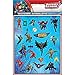 Unique Party Supplies 49969 Partygeschenke - Aufkleberbögen Justice League- 4er-Pack