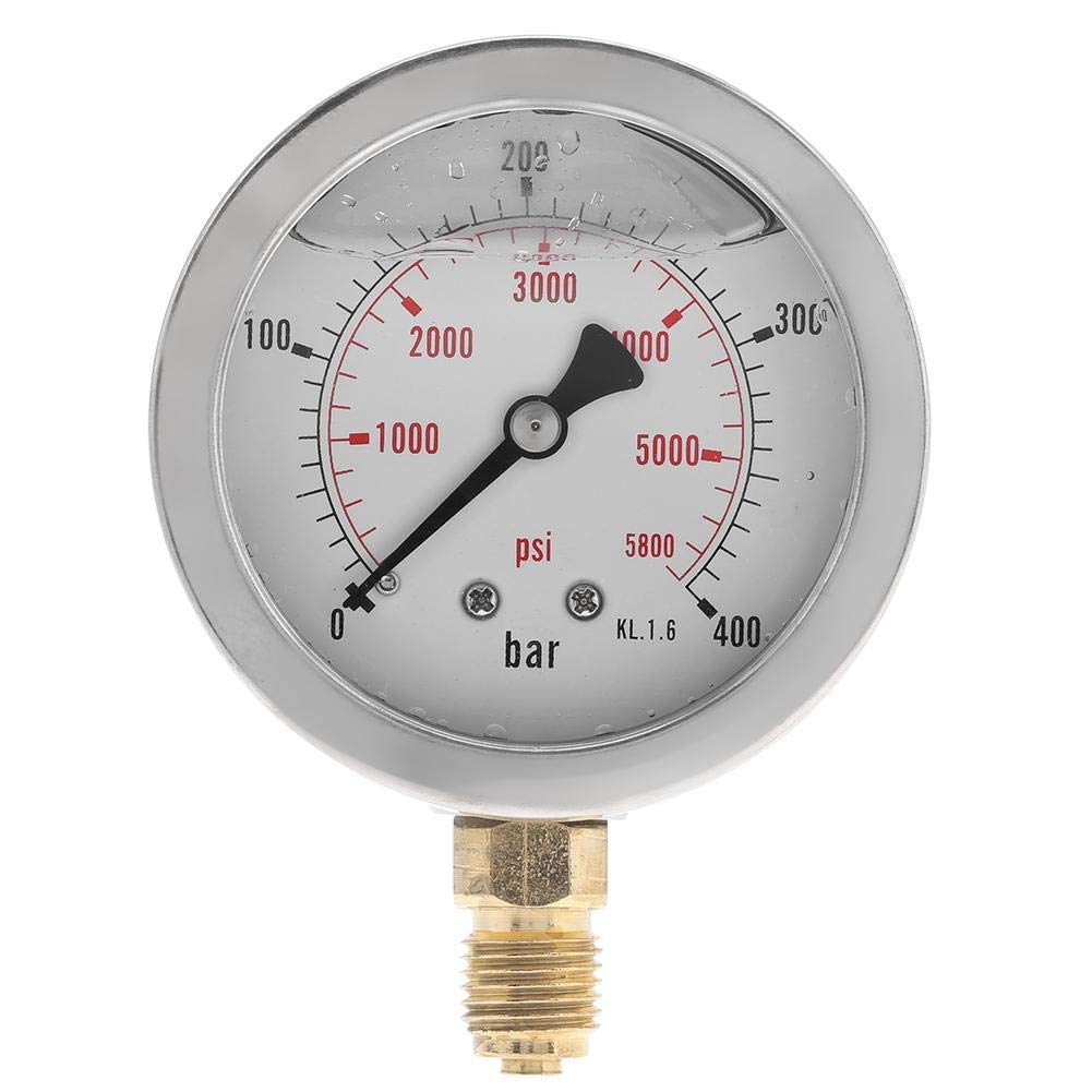 Testeur hydraulique avec boîte de transport, testeur de pression hydraulique, coffret de test, manomètre Ø 63 mm (250/400/600 bar), tuyau de test 1500 mm, raccord G1/4, R1/4