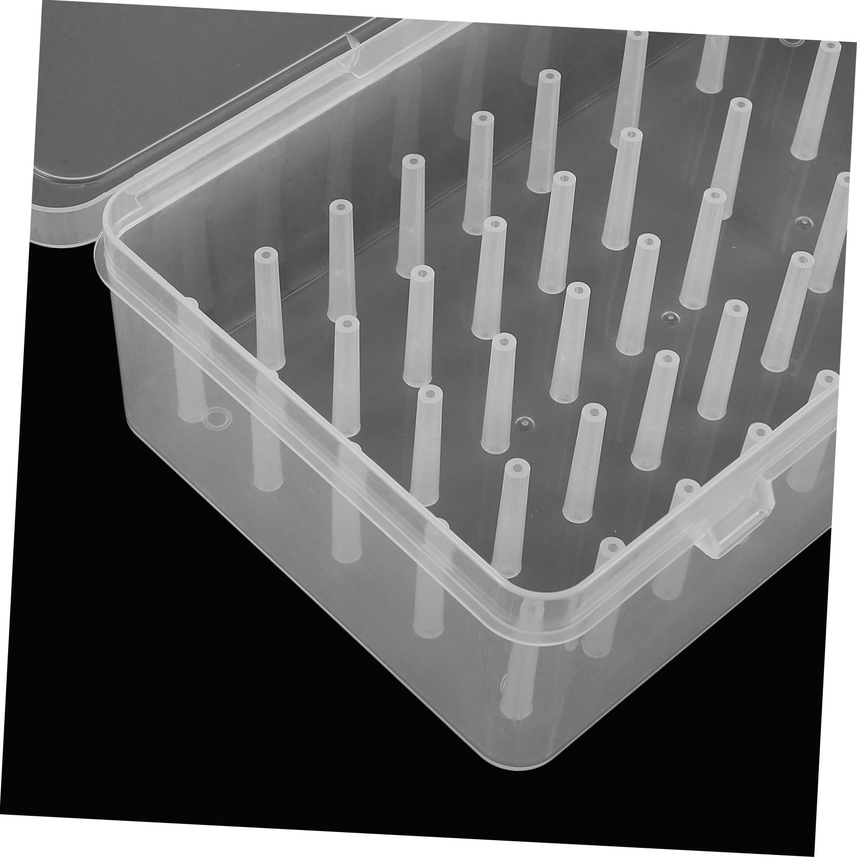 3piezas Caja De Almacenamiento De Hilo De Coser Transparente Con Carretes Para Bordado y Costura Para Viajes y Aficionados Al Bricolaje