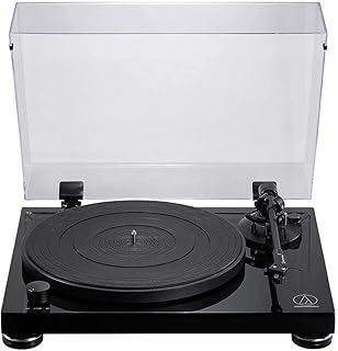 Audio-Technica LPW50PB Giradiscos Totalmente Manual con Transmisión por Correa Negro Piano