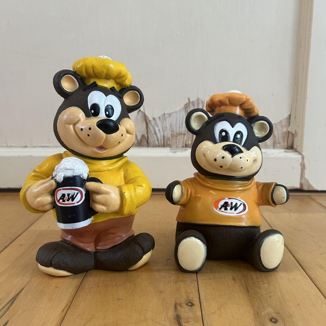 Amazon.co.jp: Bonus Root Bear A&W Figure Piggy Bank Doll Root Beer