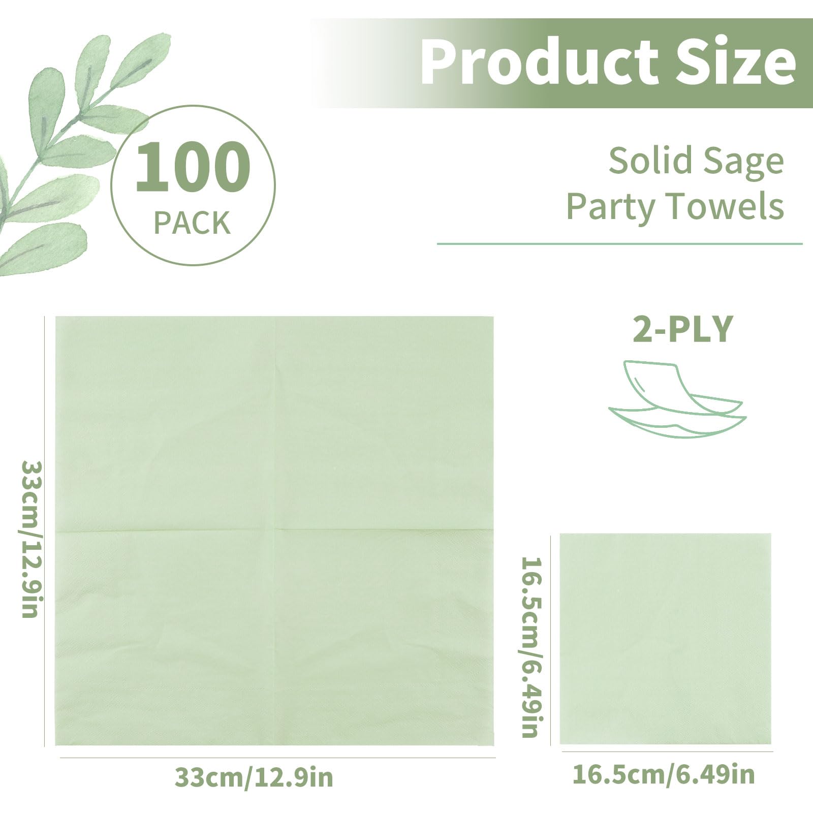 Color Party Diner/feest Servetten - 30x - Lime Groen - 38 X 38 Cm Papier 3 Laags