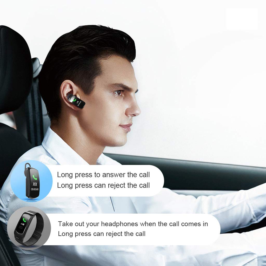 Smart Fitness Watch, Tracker di attività di Resistenza all'Acqua con Cardiofrequenzimetro Tracker del Sonno Chiamata Bluetooth, Touch Screen Orologio Sportivo