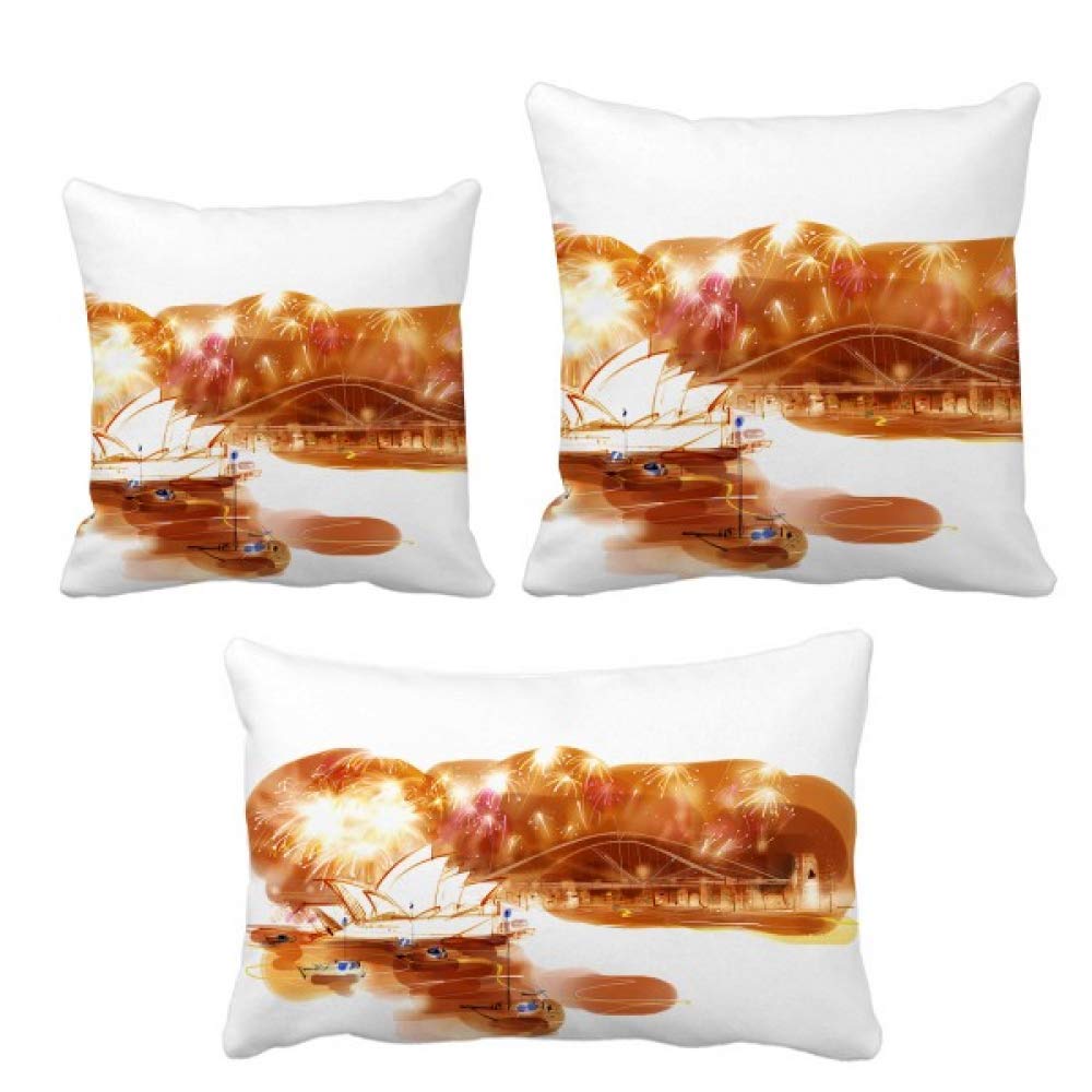 Coussin Australie Sydney Opéra parfait pour sublimer l'ambiance de votre canapé de salon