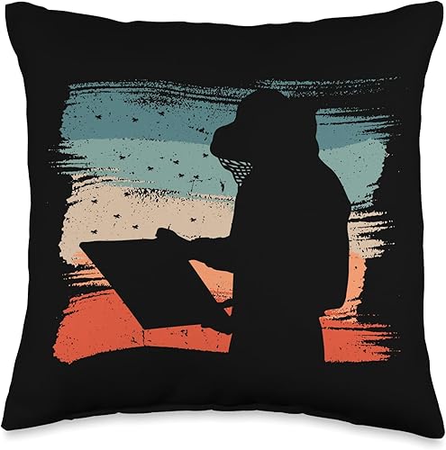 Beekeepers Naturals Bee Pollen Honey Making Accessories Beekeeping Gloves Retro Bees Throw Pillow, 16x16, Multicolor