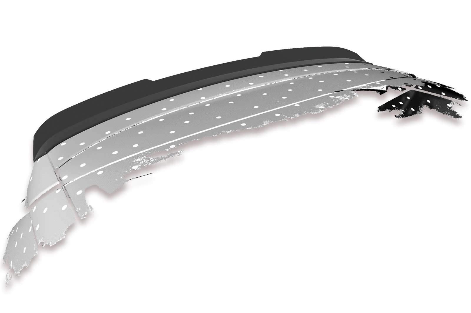 CSR-Automotive Heckflügel schwarz glänzend Hochglanz schwarz ABS Kompatibel mit Cupra Ateca HF669-G